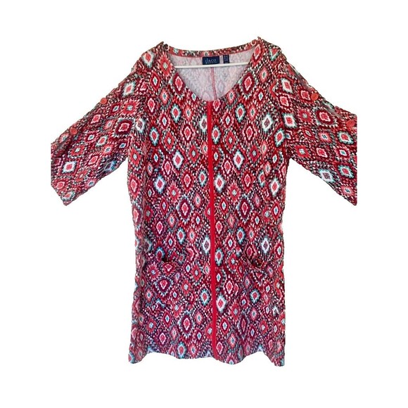 LOT-D & Co Beach Cover-Up AND Swimsuit Tankini Top & Swim Skirt Plus Sz 1X, 20W - Picture 1 of 16